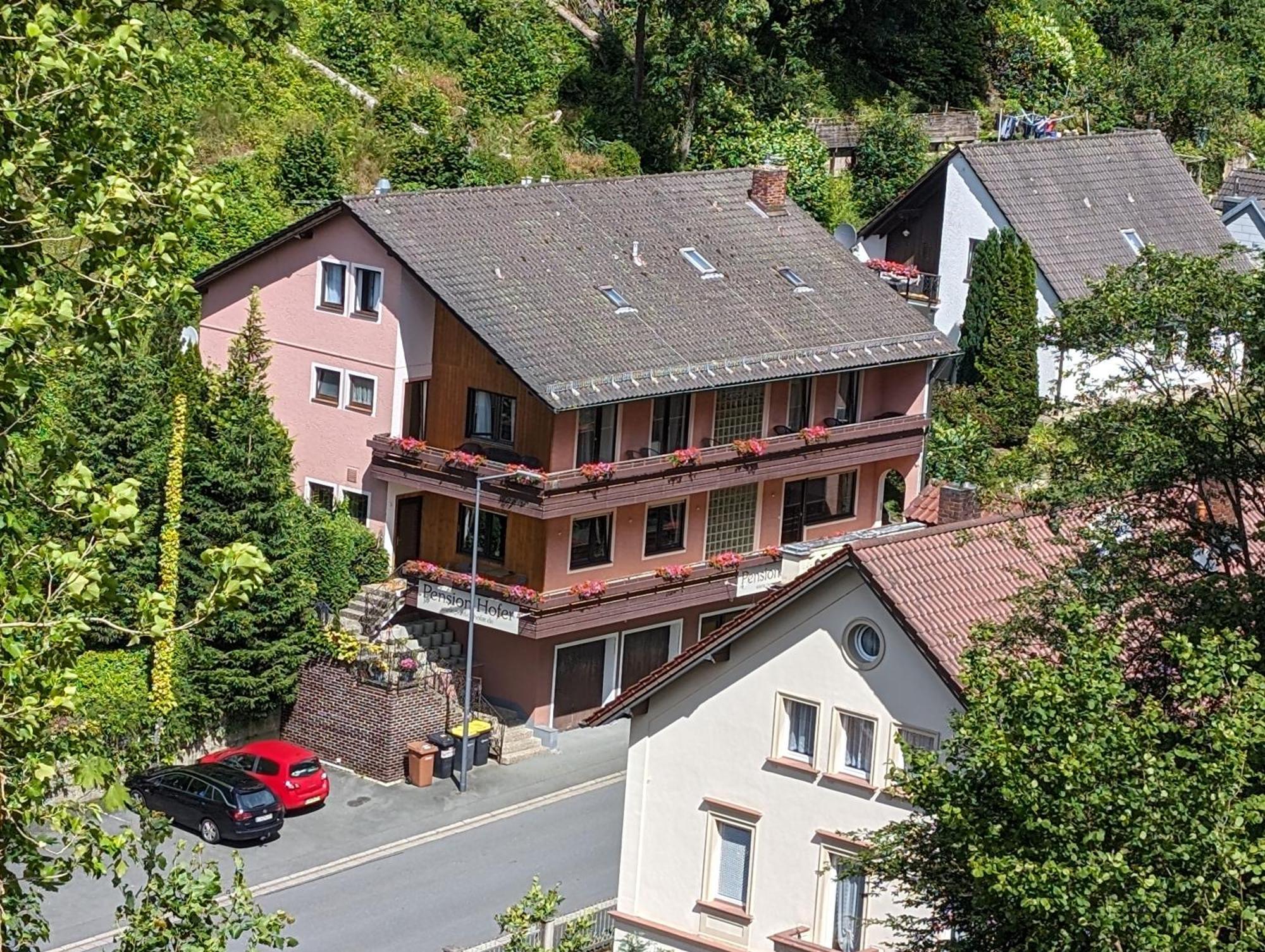 Pension Hofer Bad Berneck im Fichtelgebirge Exterior foto